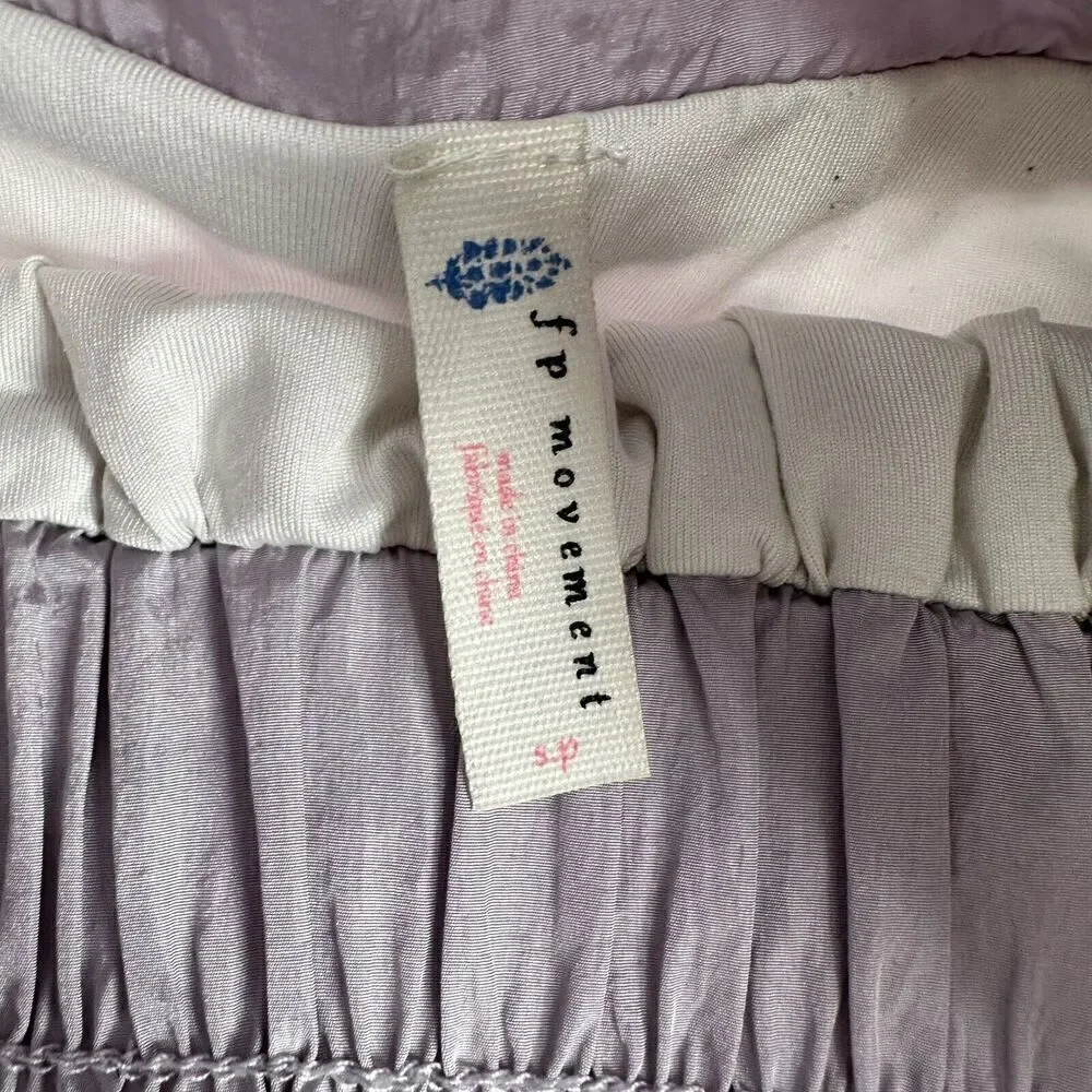 Free People Movement Shorts Size S Light Purple The Way Home High Waist Active